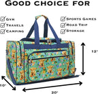 NGIL Extra Large Utility Tote Reusable Grocery Bag Oversized Collapsible for Groceries, Storage, Picnic, Beach (Spring Cow)