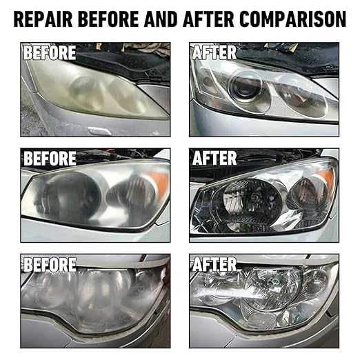 Restowipes Headlight Restoration Kit, 3 Wipes to Restore Clarity, Removes Yellowing & Oxidation, Restore Headlights to Like-N