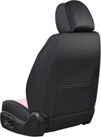 FLORICH Automotive Seat Covers for Cars Front Seats, Leather Car Seat Covers Waterproof Pink & Black Seat Covers 2 Pack, Univ