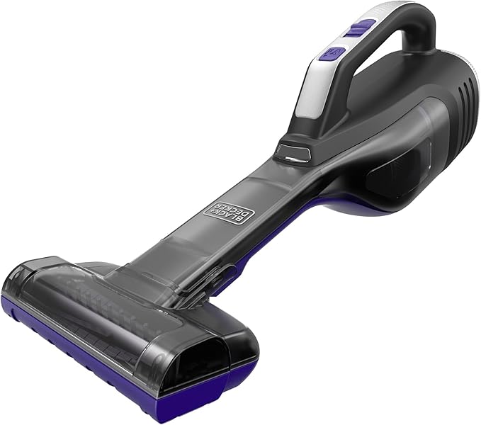 BLACK+DECKER dustbuster Reveal Pet Hair Vacuum, Hand Held Vacuum Cordless Portable for Home and Car, Rechargeable, LED Light,