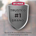 Weiman 3 in 1 Deep Leather Conditioner Cream (Microfiber Cloth) - Restores Leather Surfaces - Use on Leather Furniture, Car S