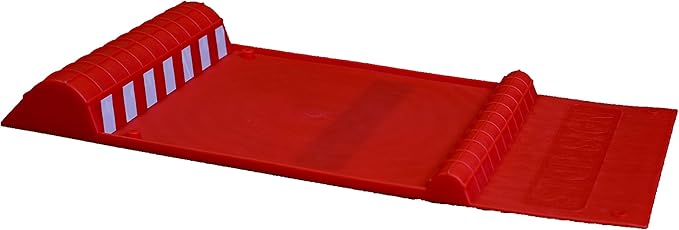 Maxsa 37359-RS Park Right 21" x 11" x 2" Parking Mat, Red, Amazon Exclusive