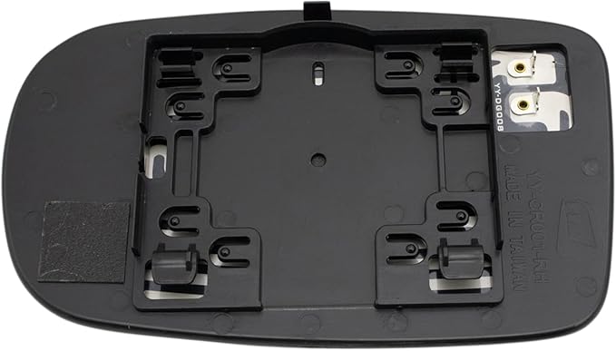 TRQ Passenger Side Heated Power Manual Folding Mirror Glass Assembly Compatible with 2012-2022 Dodge Charger 2011-2022 Chrysl
