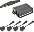 Promata PS01 Car Front Parking Sensor Kit with Display,4 58KHz OE Standard Sensors,Radio Mute & Bull-bar Recognition Function