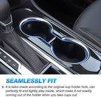 Autorder Cup Holder Inserts for Chevy/Chevrolet Equinox 2018 2019 2020 2021 2022 2023 2024 Accessories Center Console Water Cup Holder