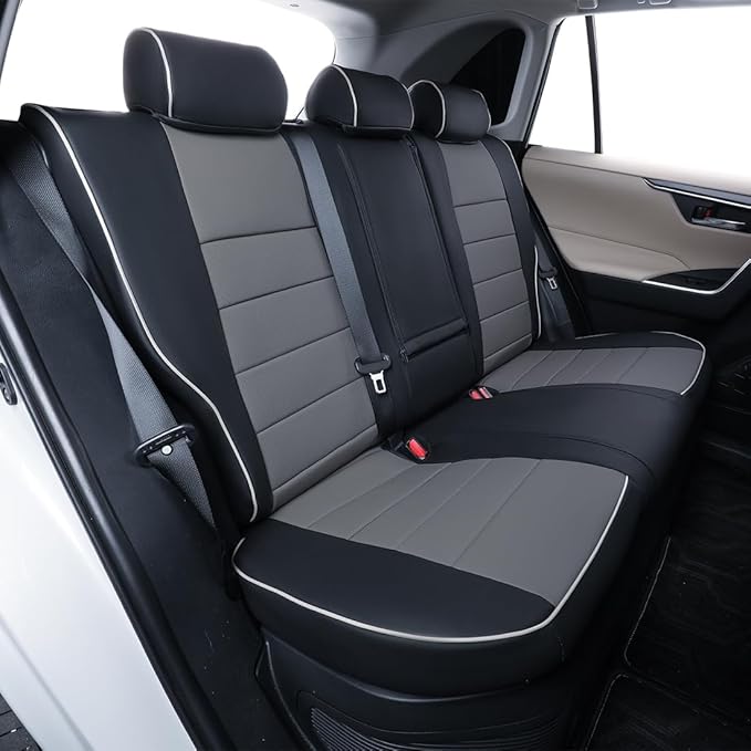 EKR Rav4 Seat Covers Custom Fit for Toyota Rav4 (Hybrid) SE/XSE & (PHEV) GR Sport 2026,Waterproof Car Seat Cover Full Set for