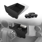 Muslogy Storage Drawer Tray Compatible with 2005-2021 Nissan Frontier Accessories Center Console Organizer Anti-Slip Cubby Silicone Insert Extra Storage Box (Fits Trims with Console Hole Only)