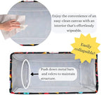 NGIL Extra Large Utility Tote Reusable Grocery Bag Oversized Collapsible for Groceries, Storage, Picnic, Beach (Teacher Appreciation-Black)
