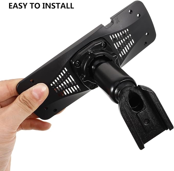 OUNONA Rear View Mirror Dash Cam Mount Holder Set Universal Driving Recorder Bracket with Secure Stable Anti-Vibration Design for Car Backup Camera 6.10X4.52X2.04 Inches