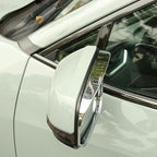 ERIDANUS Auto Accessories Fit for RAV4 2024 2023 2022 2021 2020 2019 Side Rearview Mirror Rain Eyebrow Cover Trim (Chrome Silver) ABS 2 PCS