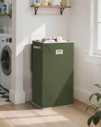 SOLEDI Laundry Hamper with Lid 100L Large & Tall Collapsible Laundry Basket, Clothes Hamper with Bag Removable Easy to Carry,
