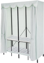Foldable Portable Wardrobe Closet Rack, 50 * 20 * 68in Freestanding Clothing Storage Organizer for Bedroom,Apartments, Dormit