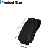 Yuoyar 4 Packs Magnetic Sunglass Holder for Car Visor - Universal Sunglasses Clip for Different Size Eyeglasses - Convenient Interior Car Accessories (4Pcs Black)