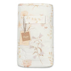 Crane Baby Wildflower Quilted Storage Basket, 13"x13", Cotton Fabric Basket for Baby Clothes Storage, Girls Nursery Decor, Ba