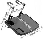 Car Steering Wheel Desk Compatible with Ford F150 F250 F350 F-150 F-250 F-350, Foldable Back Seat Tray Table, Car Steering Wheel Tray for Laptop Eating Writing, Travel Car Accessories,A