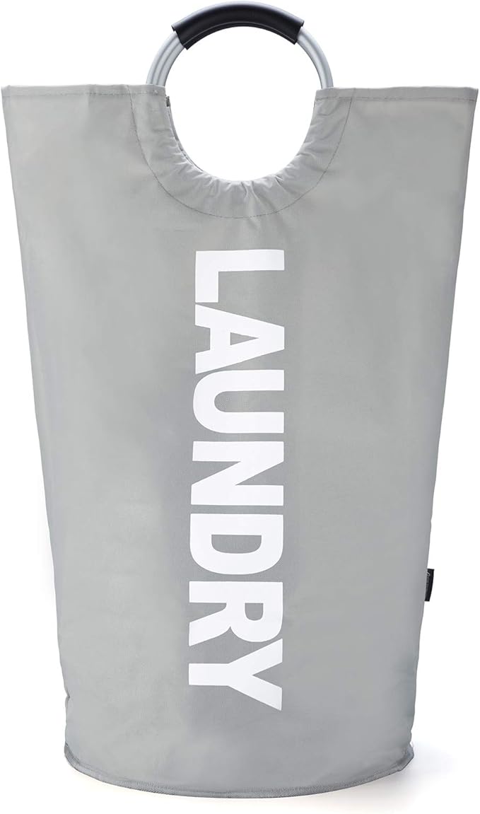 Caroeas 90L Laundry Basket (13 Colors), Waterproof Laundry Hamper, Laundry Bag with Padded Handles, Clothes Hamper, Collapsib