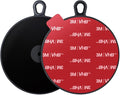 pop-tech Adhesive Dashboard Mounting Disk: 95mm Dash Pad Mount Disc for Suction Cup & Vacuum Phone Holder - 2 Packs 3.74" High Bond Car Sticky Base Plate for Garmin & Tomtom GPS DashCam