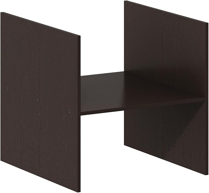 Furinno Cubicle Cube Insert, H-Shelf Cube Organizer, 2-Tier Shelf Dividers, Fits into Furinno Extra Thick Cubes, for Organize