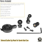 Universal Dash Cam Suction Cup Mount for Garmin, 010-12530-25