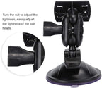 Yoidesu 360 Degree Adjustable Vacuum Suction Cup Dash Cam Mount Holder, Universal Dash Camera Rear View Mirror Mount Holder Kit for Most Dash Camera and Car Camera(Four Claw Head)