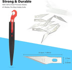 Gomake Vinyl Wrap Guard Cutter Knife Window Tinting Cutter Precision Automotive Safety Cutting Tool for Car Wrapping, Window Tinting,Decals,Signs, Wrap Film and Other Car Vinyl Cutting (W204)