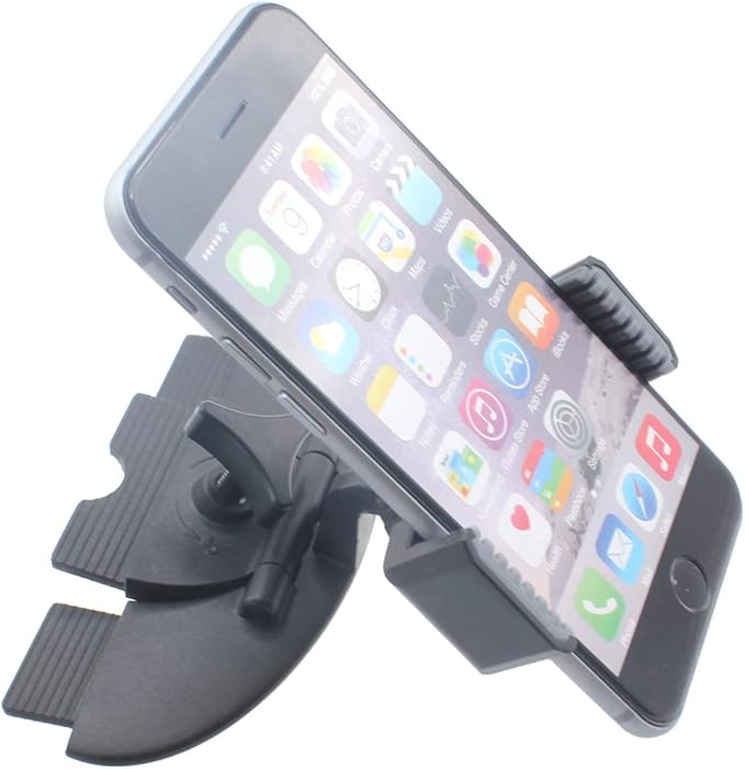 CD Slot Car Mount for Compatible with Samsung Galaxy S24/S23/S22/S21/S20/FE/Plus/Ultra Phones - Holder Cradle Swivel Dock Strong Grip CD Player Slot