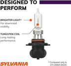 SYLVANIA - 9005 XtraVision Halogen Headlight Bulb - High-Performance Car Headlight - Halogen Light with No Glare - for Automo