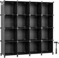 Neprock 16 Cubby Storage Organizer, Closet Clothes Storage Organizer, Cube Shelves Closet Organizers and Storage Shelves for 