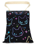 Car Garbage Can, Car Trash Bag, Car Garbage Bag, Hanging Car Trash Can for Car Accessories, Vehicle, Travelling, Camping, Cute Car Back Seat Organizer, Cute Neon Cats
