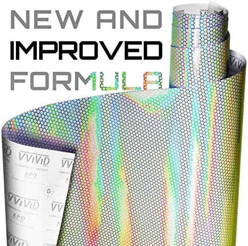 VViViD Micro Bio HEX+ Air-Tint Headlight Taillight Tint Vinyl Roll (12" x 60", Clear)