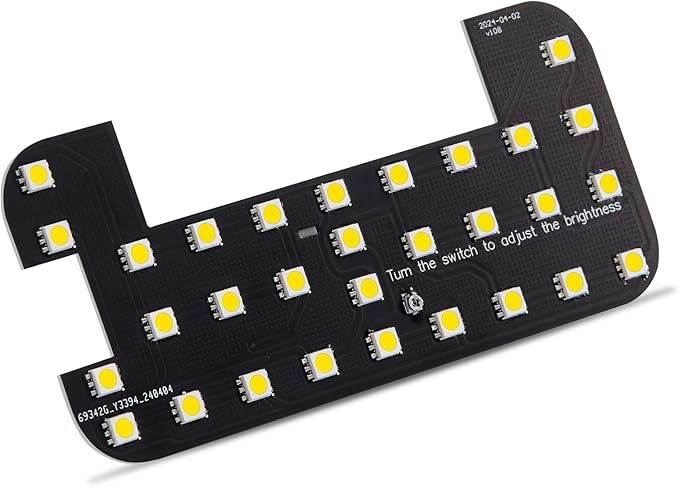 Interior LED light sheet,applicable dome light,Super Bright 6000K Pure White Light,Lights Brightness Can Adjust,Fit Toyota Tacoma(2nd Gen,2005-2015),Camry,Solara,Sequoia,And for Lexus RX330