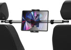 Car Headrest Tablet Mount, Car Backseat iPad Holder for Kids [Adjustable 360° Rotation] Between Seats Tablet Stand for 4-12.9" Devices, iPad Pro Air Mini, Galaxy Tabs, Fire, iPhone Series