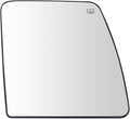 TRQ Passenger Side Mirror Glass with Backing Plate Heated Snap On Compatible with 2012-2021 Nissan NV1500 2012-2018 NV2500 NV