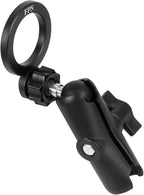 Magnetic Phone Holder Base for RAM Mounts, 1" (25mm) Ball Mount with Medium Aluminum B Size Double Socket Arm, Compatible with Magsafe iPhone 17/16/15/14/13/12 Series