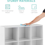 Best Choice Products 9-Cube Storage Organizer, 11in Shelf Opening, Bookcase, Display Shelf, Customizable w/ 3 Removable Back 