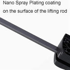 Pull-Down Wardrobe Clothes Rail - Extendable Pull Out Closet Rod, Extendable Wardrobe Rail Tube Rod, Hanging Rod for Closet S
