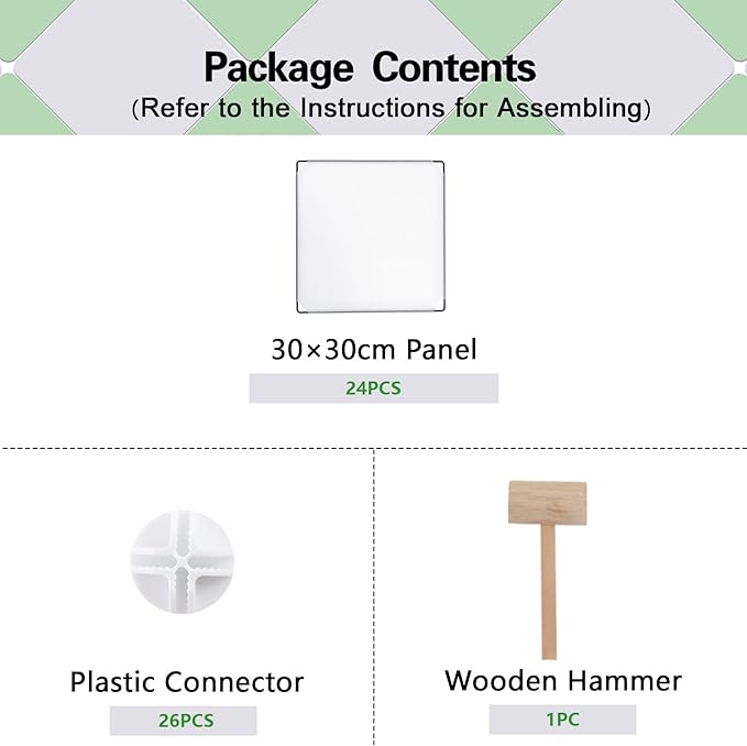 C&AHOME 6-Cube Storage Organizer, Stackable Storage Cubes Shelves, Portable Bookshelf, Plastic Clothing Storage Closet Organi