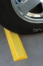 Camco AccuPark Vehicle Parking Aid | Features Heavy Duty High Visible Resin Design | Easy Installation with Adhesive Strips | Measures 18-3/8” x 3-3/4” x 1-1/3” | 1-Pack (44442)