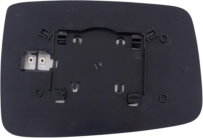 TRQ Driver Side Mirror Glass Heated Power Folding with Backing Plate For Factory Equipped Mirrors Only Compatible with 2010 D