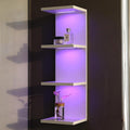 4 Tier RGB Wall Shelf-Gaming Shelf with Remote Control, Lack Shelves with Light for Bedroom | Easy to Install Cosmetic & Disp