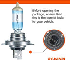 SYLVANIA - H7 SilverStar Ultra plus Free Installation Gloves - High Performance Halogen Headlight Bulb, High Beam, Low Beam, 