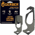 Gerber Gear Seatbelt Strap Cutter Escape Tool with Lanyard Hole and Glass Breaker, Made in USA, Green, 5 x 2.5 x 1 inches Poc
