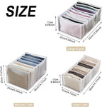3PCS Wardrobe Clothes Organizer - Foldable Closet Drawer Organizer for Clothes, Portable Closet Organizers and Storage Bins, 
