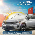 Windshield Sun Shade for Honda Prologue 2024 2025 2026 Sunshade Front Window Shade Custom Fit Prologue Accessories Sun Visor Foldable Shade Blocks UV Rays Accessories
