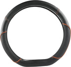 GIANT PANDA D Shape Steering Wheel Cover for Nissan Rogue Kicks - Auto Car Steering Wheel Cover Customized for Nissan Altima 