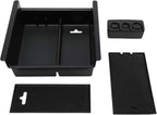 DNA MOTORING Center Console Organizer Tray Compatible with 10-18 4Runner, Armrest Storage Box, ZTL-Y-0021