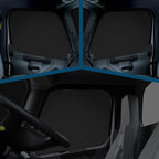 Side Window Sun Shade for Freightliner Business Class M2 S22002-2026, Custom Fit 210T Reflective Sunshade for Semi Truck, 6-Layer Heat Insulation Privacy Protector, Block 99% UV Rays, 2PCS