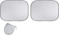 EzyShade Windshield Sun Shade for Jeep Wrangler 1986-2017 with Shield-X Reflective Technology. Foldable 2-Piece Car Sunshade for Jeep Wrangler, Gladiator, Renegade, FJ Cruiser, Bronco. X-Small Size