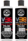 Chemical Guys Gap VKIT 101 V36 Optical Grade Cutting Polish and V38 Final Polish, 16 Ounce, 2 Items