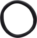 RoadPro RPSW3006 Black 18" Genuine Leather Steering Wheel Cover